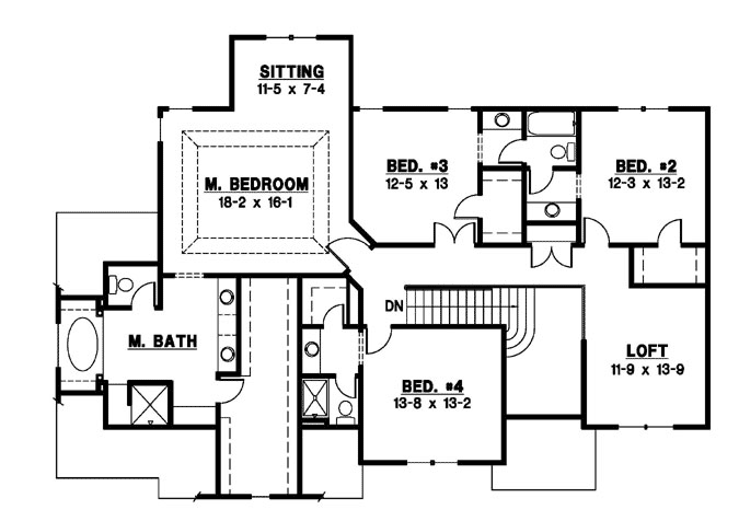 Upper/Second Floor Plan: 21-897