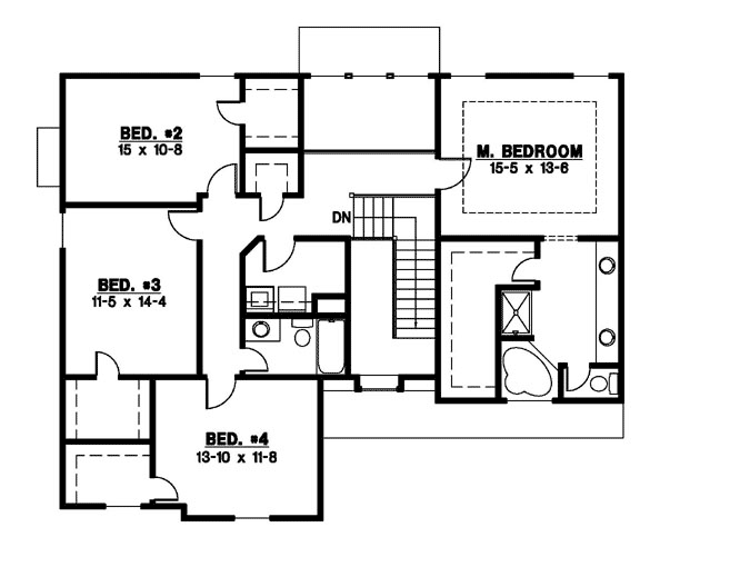 Upper/Second Floor Plan: 21-898