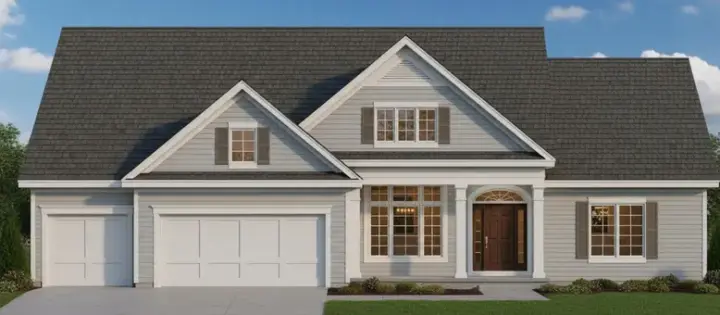 Traditional house plans 21-899 - front exterior, 3,488 sq ft, 4 bed, 4 bath house plans | Monster House Plans