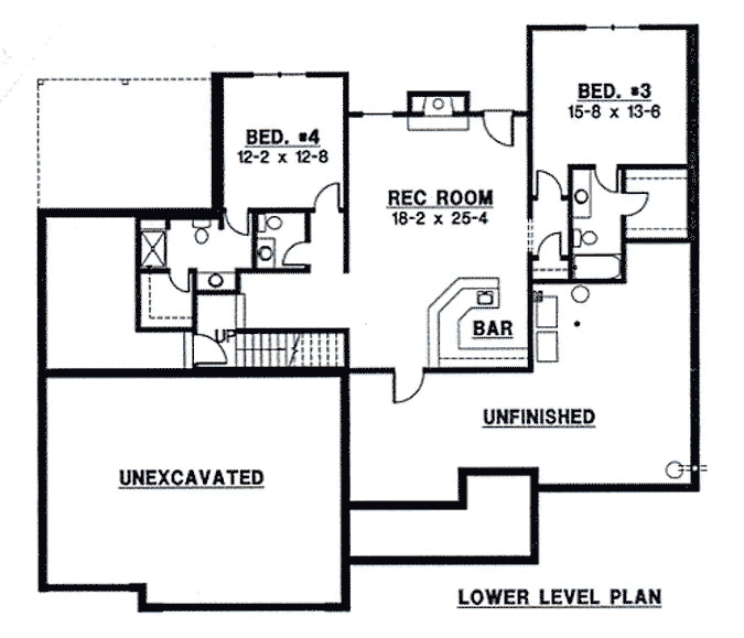 Lower Floor Plan: 21-899