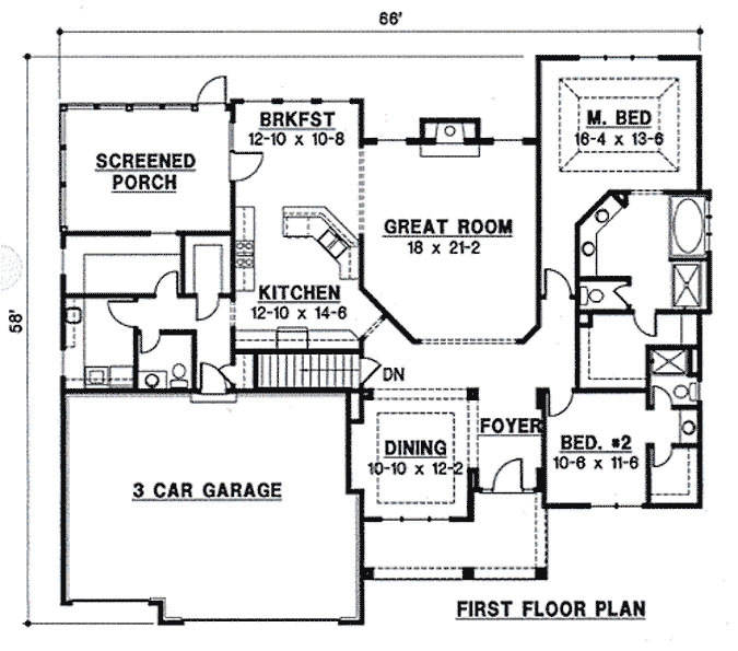 Main Floor Plan: 21-899