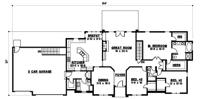 Main Floor Plan: 21-900