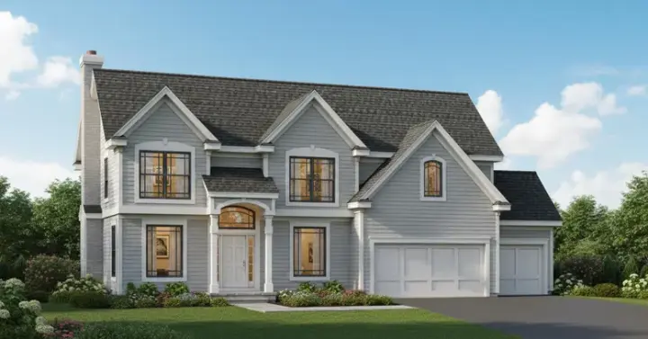 Traditional house plans 21-903 - front exterior, 2,542 sq ft, 4 bed, 2 bath house plans | Monster House Plans