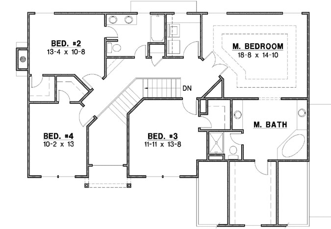 Upper/Second Floor Plan: 21-903