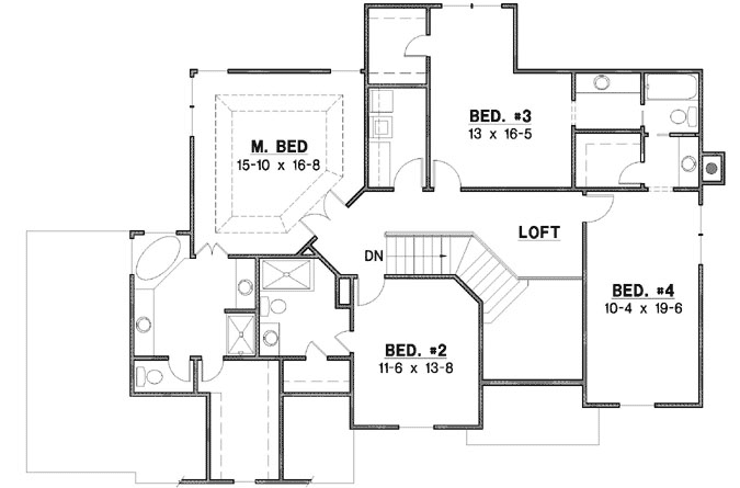 Upper/Second Floor Plan: 21-904