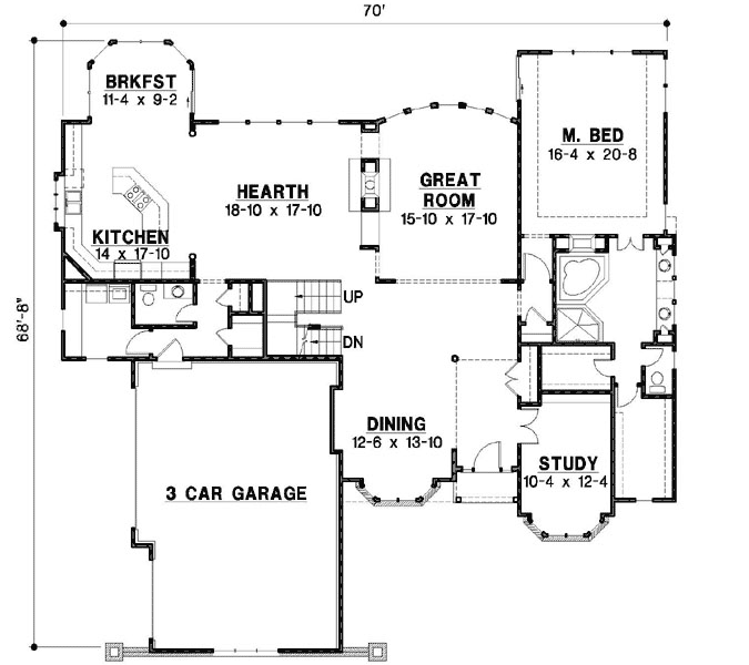 Main Floor Plan: 21-905