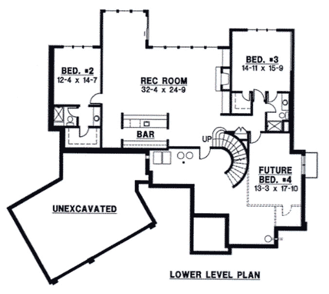Lower Floor Plan: 21-907