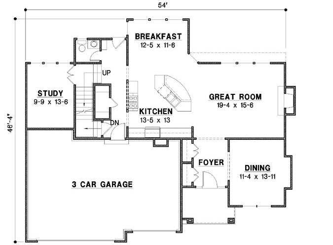 Main Floor Plan: 21-908