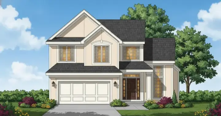Traditional house plans 21-909 - front exterior, 1,600 sq ft, 3 bed, 2 bath house plans | Monster House Plans