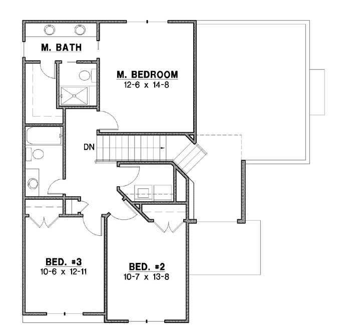 Upper/Second Floor Plan: 21-909