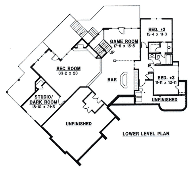 Lower Floor Plan: 21-910