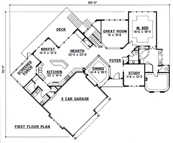Main Floor Plan: 21-910