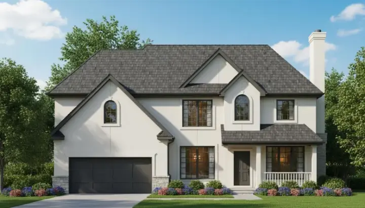 Traditional house plans 21-911 - front exterior, 2,620 sq ft, 4 bed, 3 bath house plans | Monster House Plans