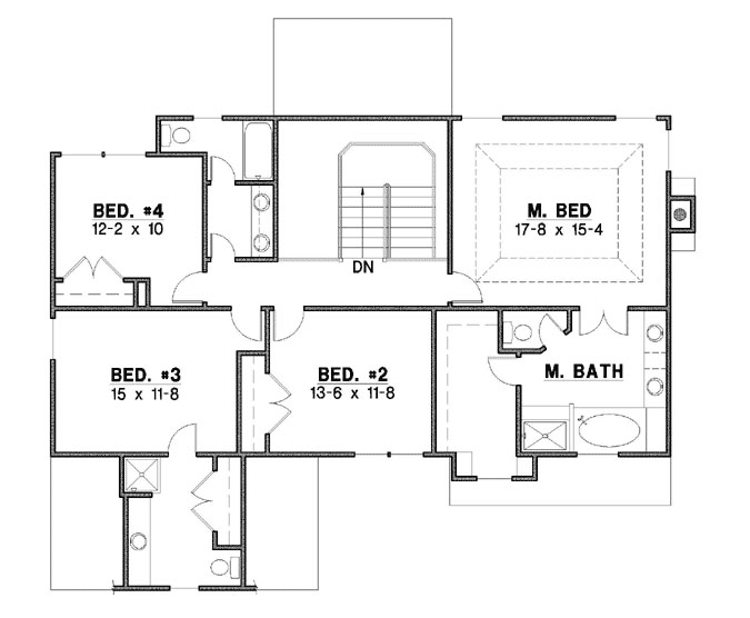 Upper/Second Floor Plan: 21-911