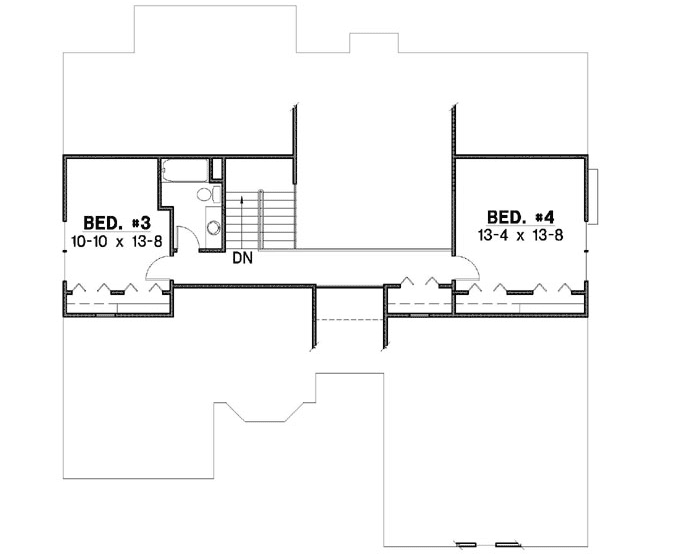Upper/Second Floor Plan: 21-912