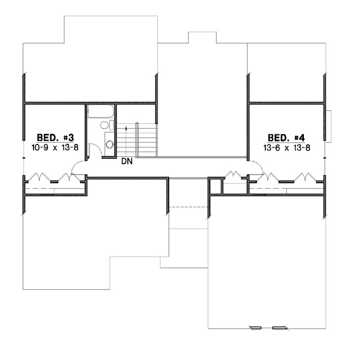 Upper/Second Floor Plan: 21-913