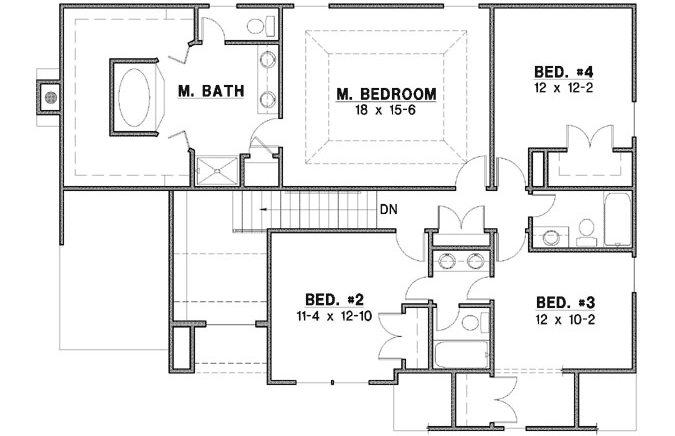 Upper/Second Floor Plan: 21-915