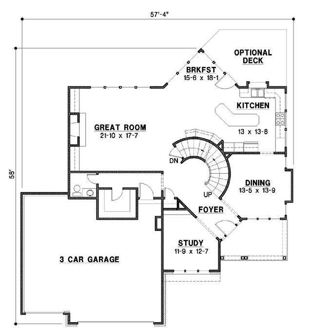 Main Floor Plan: 21-916