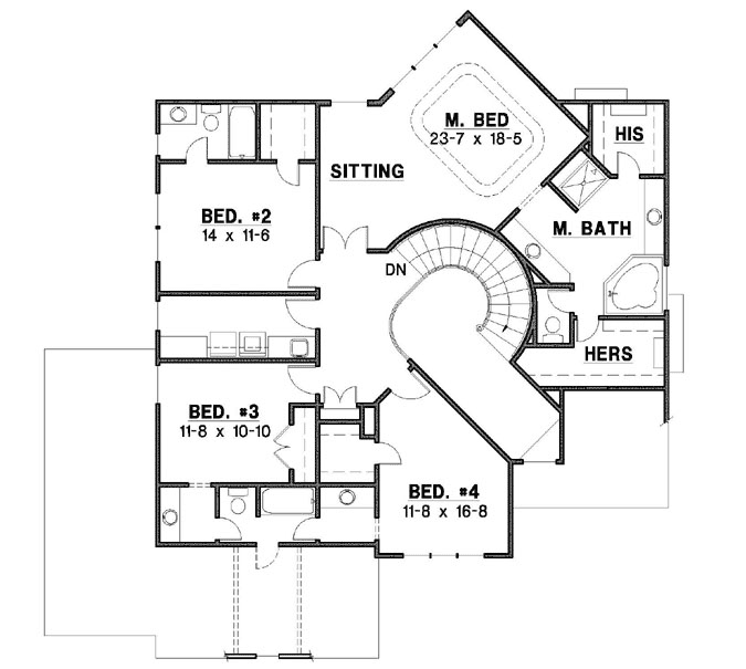 Upper/Second Floor Plan: 21-916