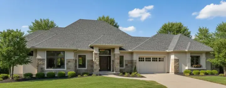 Contemporary house plans 21-917 - front exterior, 4,223 sq ft, 3 bed, 2 bath house plans | Monster House Plans