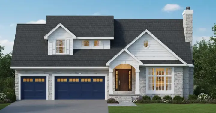 Traditional house plans 21-919 - front exterior, 1,595 sq ft, 3 bed, 2 bath house plans | Monster House Plans