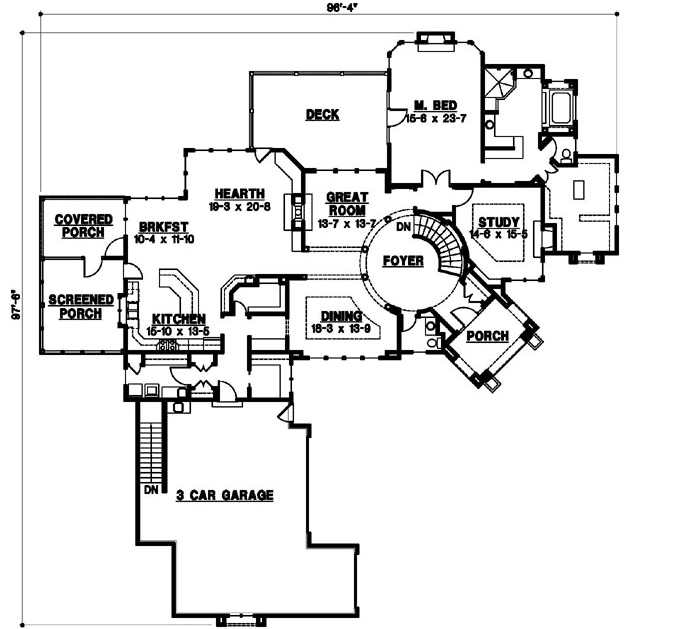 Main Floor Plan: 21-920