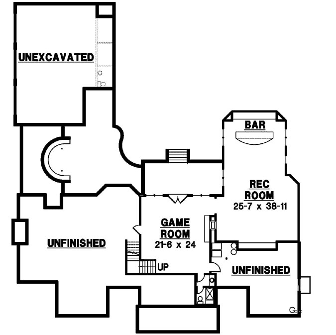 Lower Floor Plan: 21-921