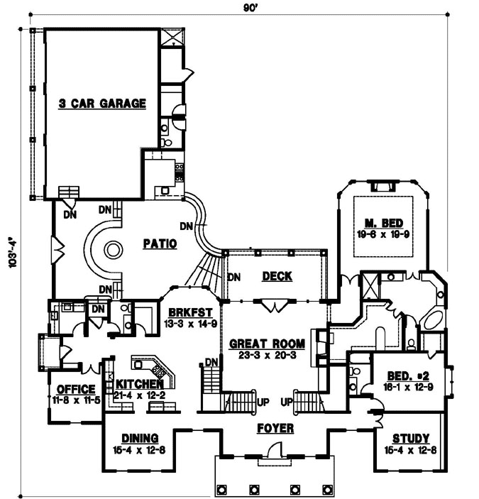 Main Floor Plan: 21-921