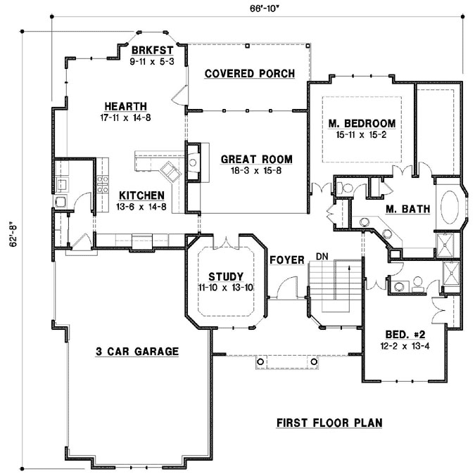 Main Floor Plan: 21-924