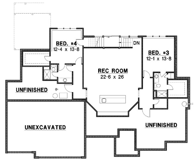 Lower Floor Plan: 21-925