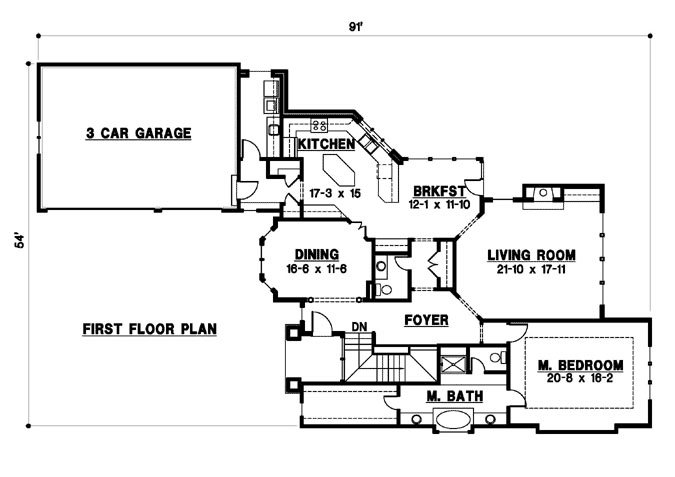 Main Floor Plan: 21-927
