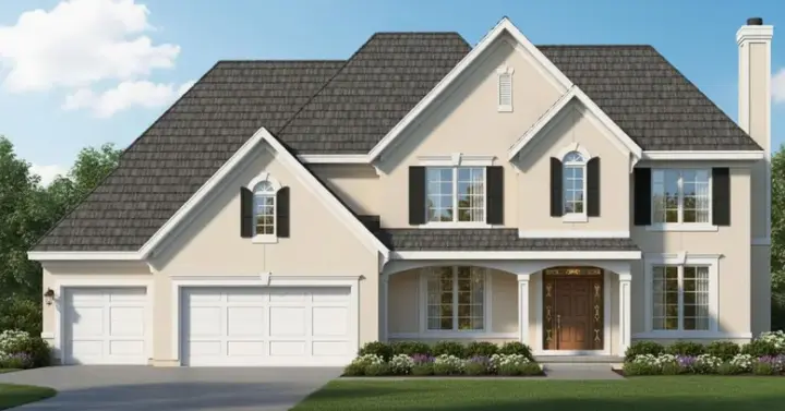 Traditional house plans 21-928 - front exterior, 3,290 sq ft, 4 bed, 3 bath house plans | Monster House Plans