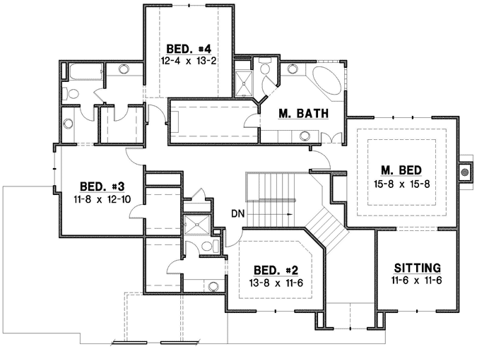 Upper/Second Floor Plan: 21-928