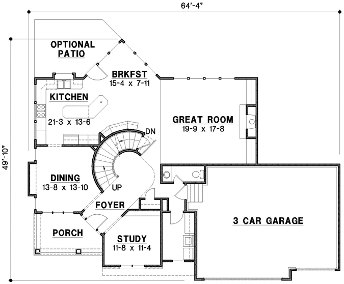 Main Floor Plan: 21-930