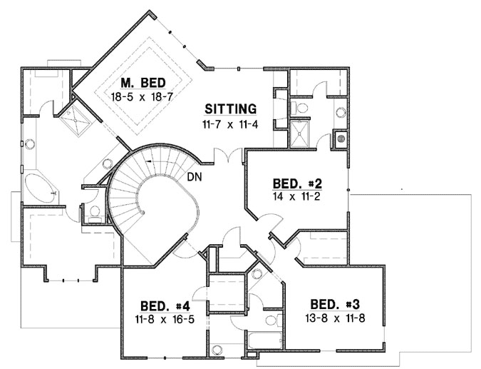 Upper/Second Floor Plan: 21-930