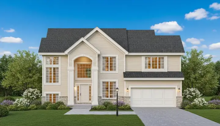 Traditional house plans 21-932 - front exterior, 3,421 sq ft, 4 bed, 3 bath house plans | Monster House Plans