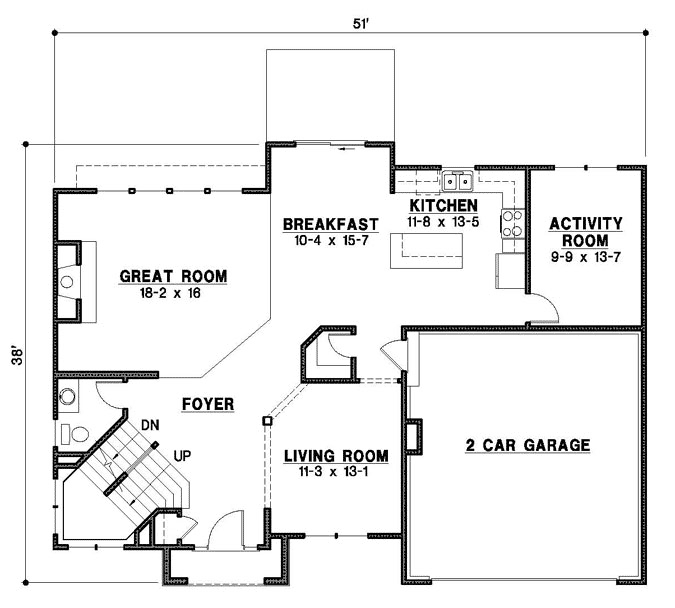 Main Floor Plan: 21-932