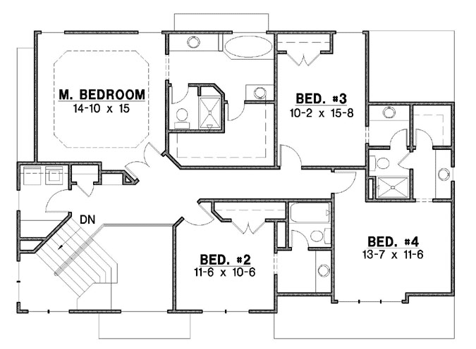 Upper/Second Floor Plan: 21-932