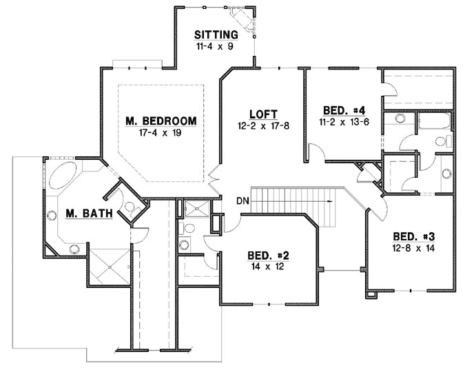 Upper/Second Floor Plan: 21-933