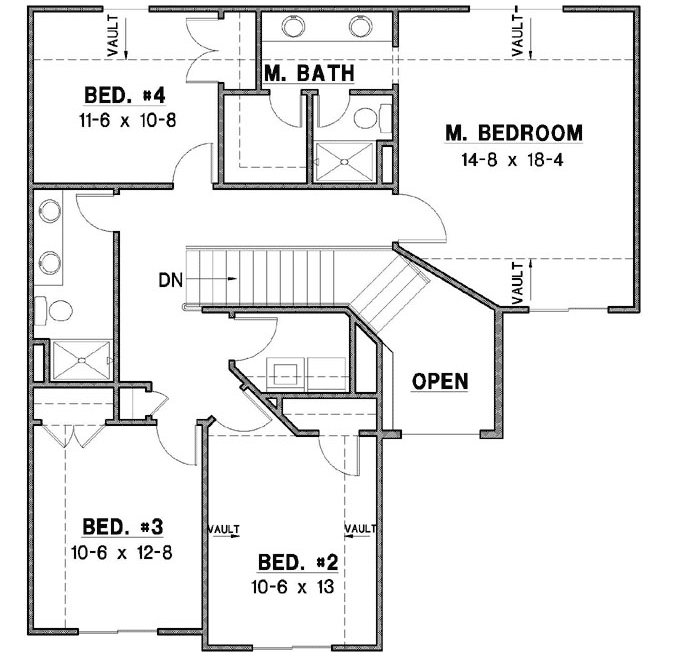 Upper/Second Floor Plan: 21-968