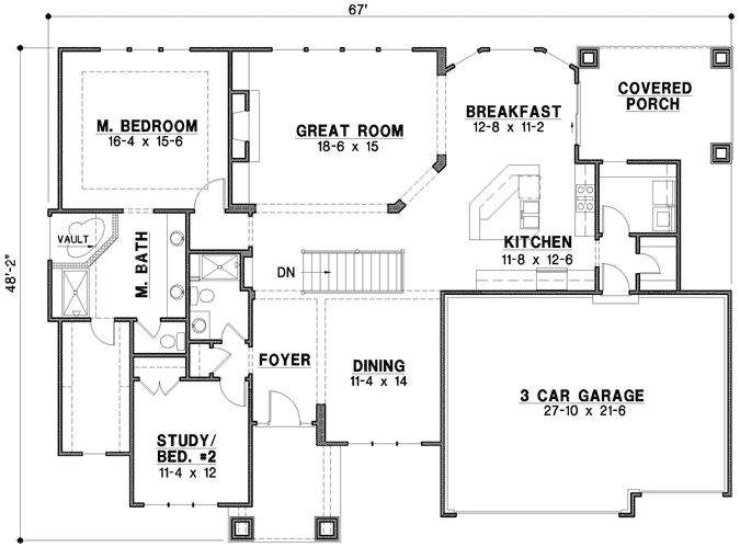 Main Floor Plan: 21-970