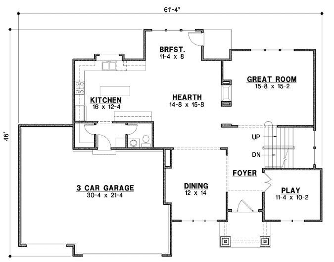 Main Floor Plan: 21-973