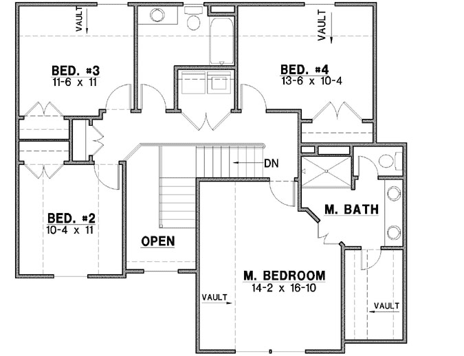 Upper/Second Floor Plan: 21-975