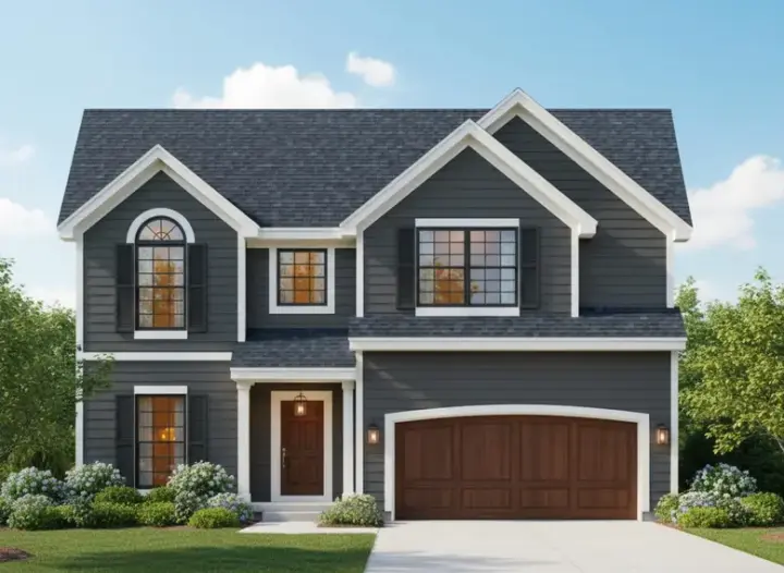 Traditional house plans 21-976 - front exterior, 1,923 sq ft, 4 bed, 2 bath house plans | Monster House Plans