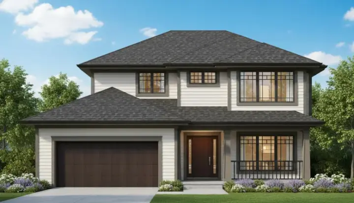 Traditional house plans 21-977 - front exterior, 1,624 sq ft, 3 bed, 2 bath house plans | Monster House Plans