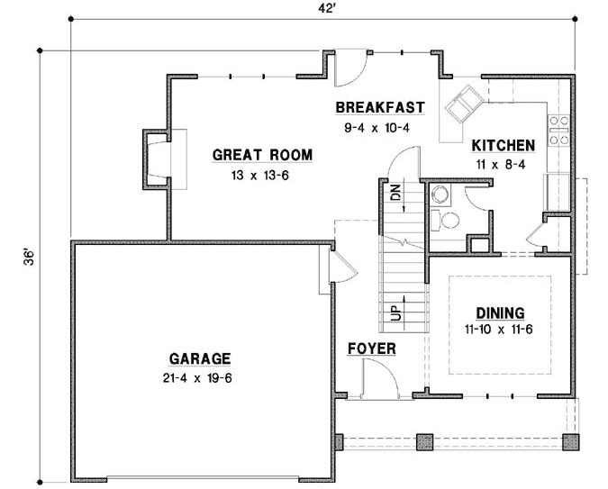 Main Floor Plan: 21-977