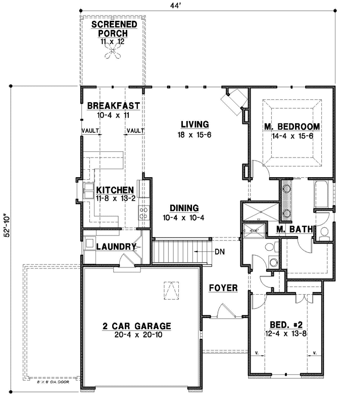 Main Floor Plan: 21-978