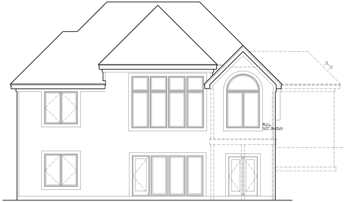 Rear Elevation Plan: 21-978