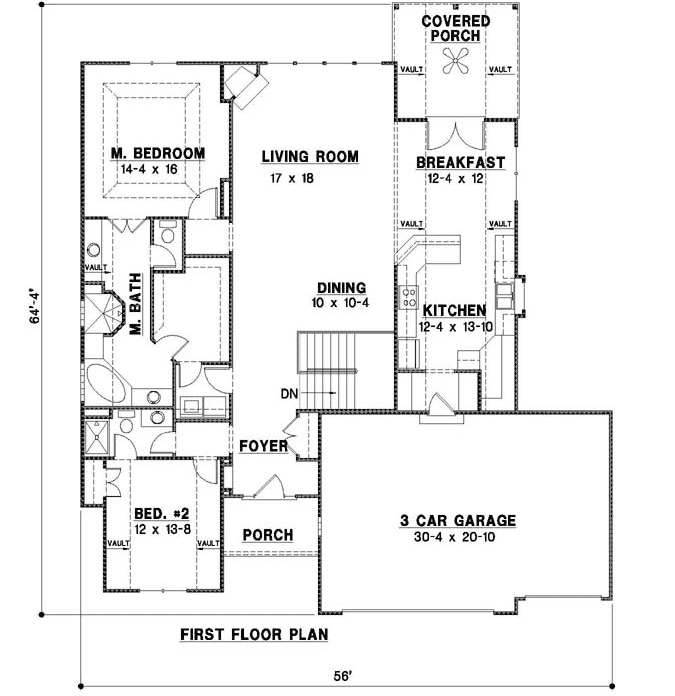 Main Floor Plan: 21-979