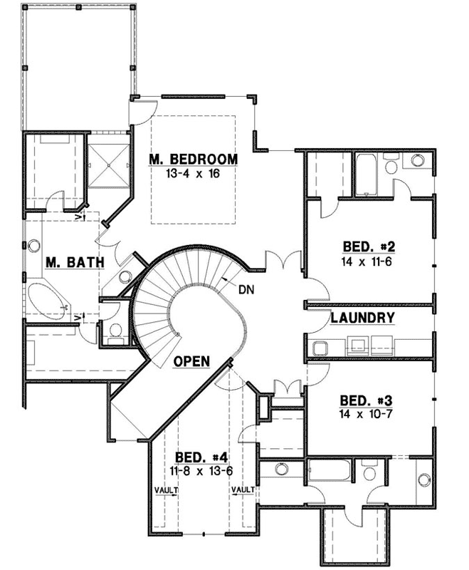Upper/Second Floor Plan: 21-981